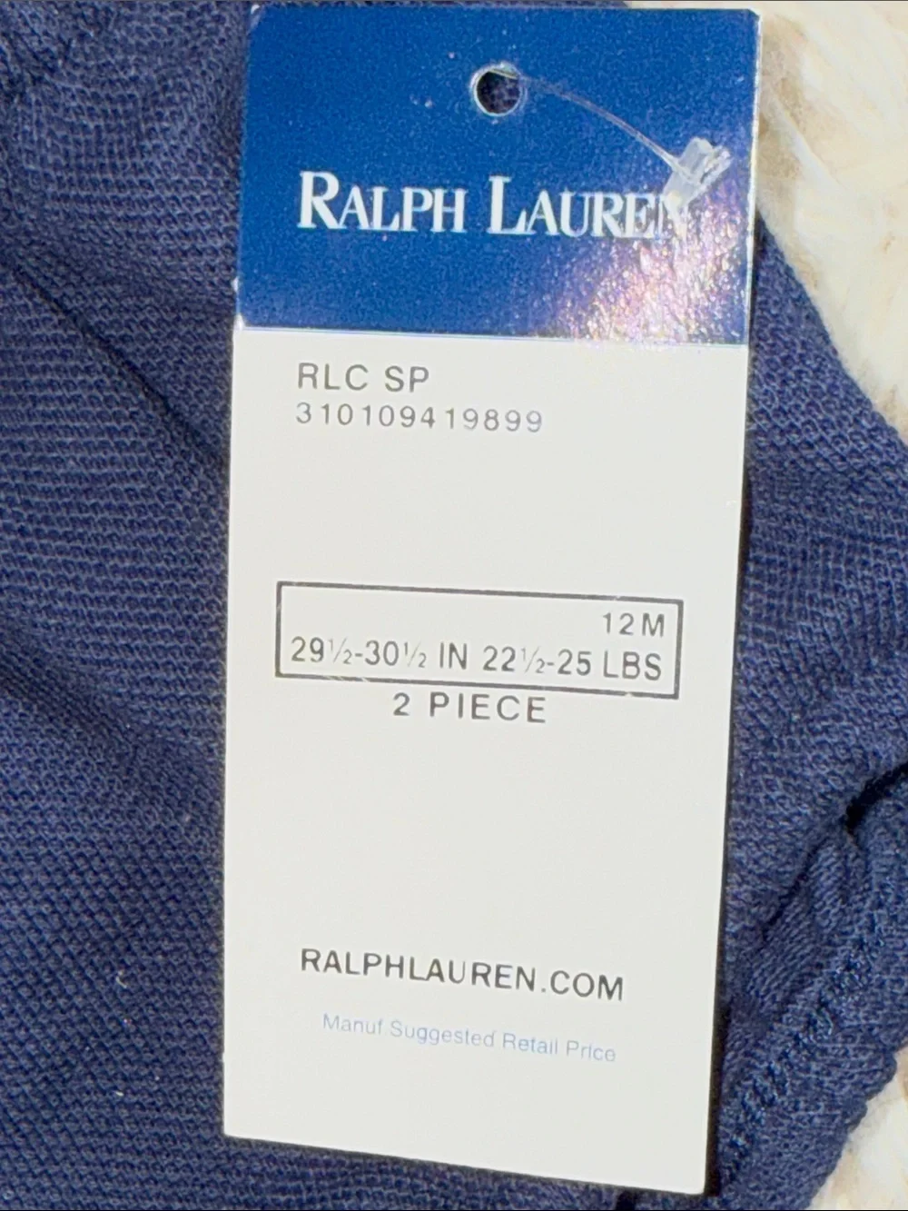 🐎 NWT Ralph Lauren Navy Polo Dress with Pink Pony